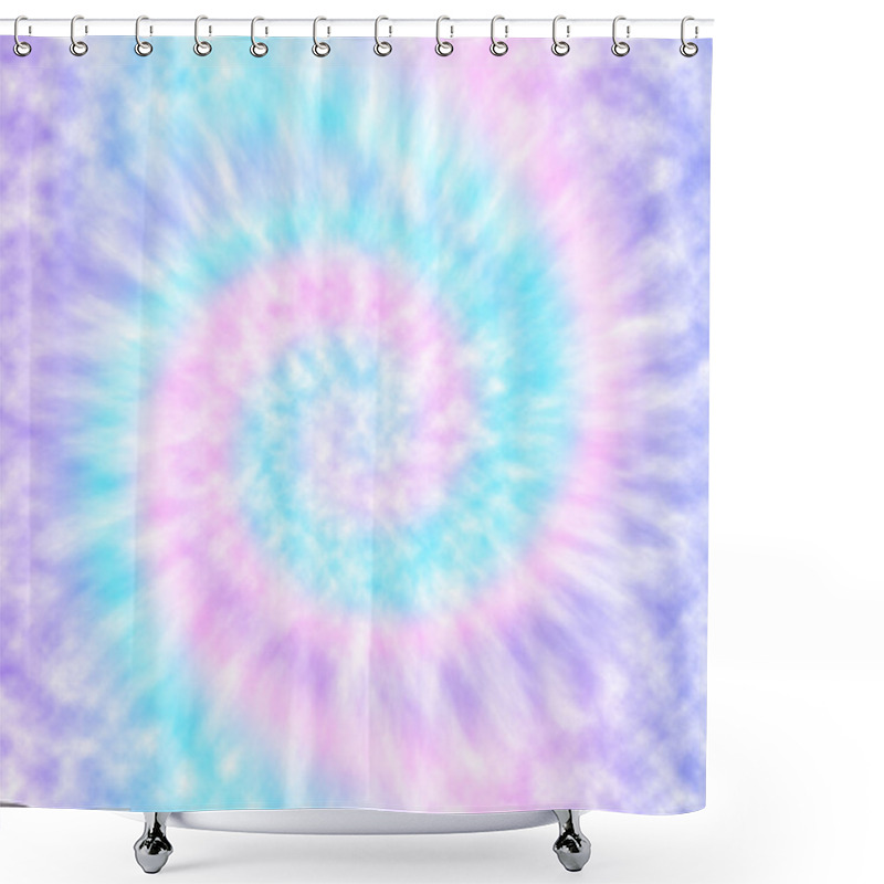 Personality  Abstract Swirl Background. Tie Dye Pattern. Shower Curtains