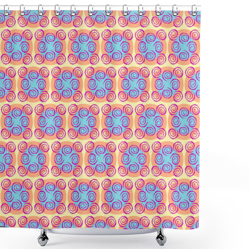 Personality  Seamless Geometric Pattern Shower Curtains