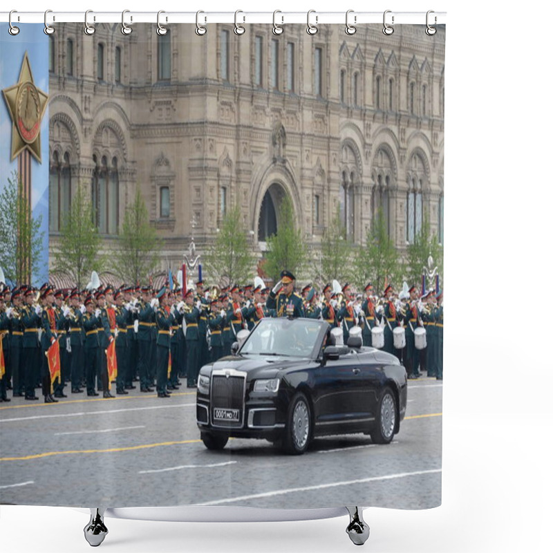 Personality   The Minister Of Defence Of Russia Sergey Shoigu, The Parade Devoted To The Victory Day, The Car 