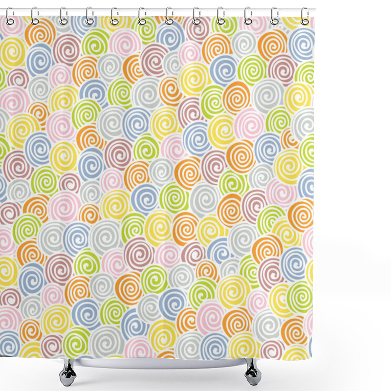 Personality  Swirls Pattern Shower Curtains