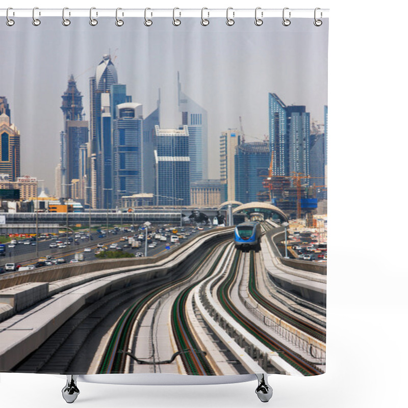 Personality  The Dubai Metro Is Becoming Increasingly Popular Among Expatriates Trying To Battle With The Skeikh Zayed Traffic Shower Curtains