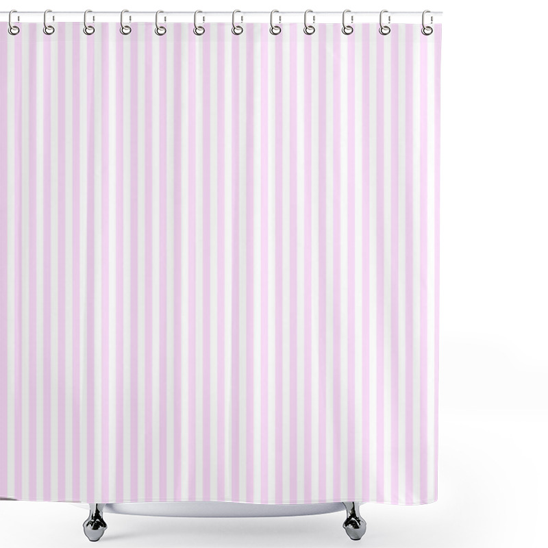 Personality  Pink Band Shower Curtains