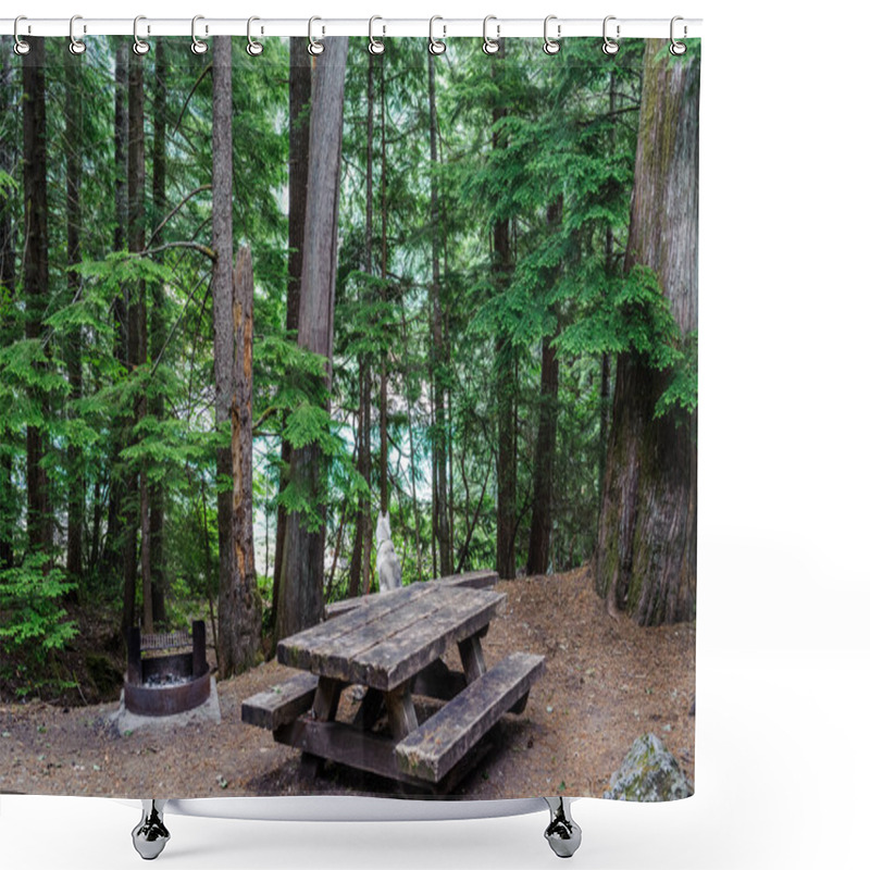 Personality   Campsite Of  Of North Cascades National Park  Shower Curtains