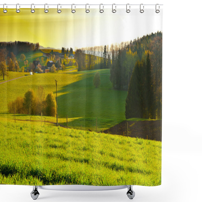 Personality  Sunrise Shower Curtains