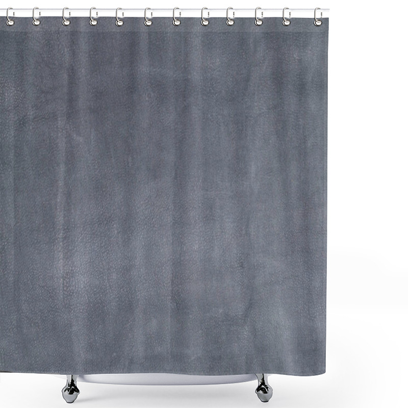 Personality  Natural, Real Light Grey Leather Texture Shower Curtains