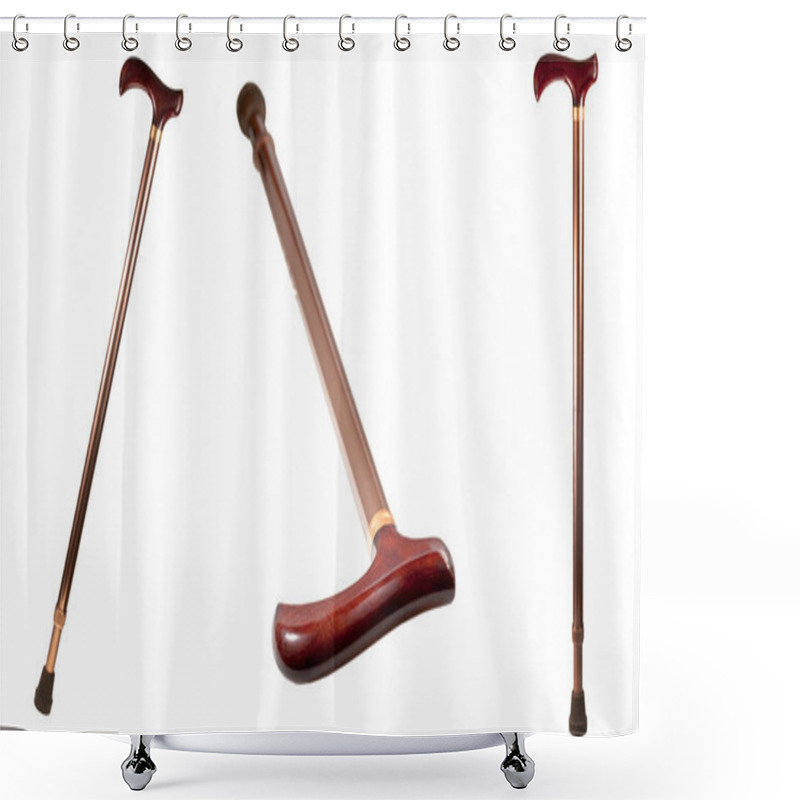 Personality  Walking Stick Shower Curtains