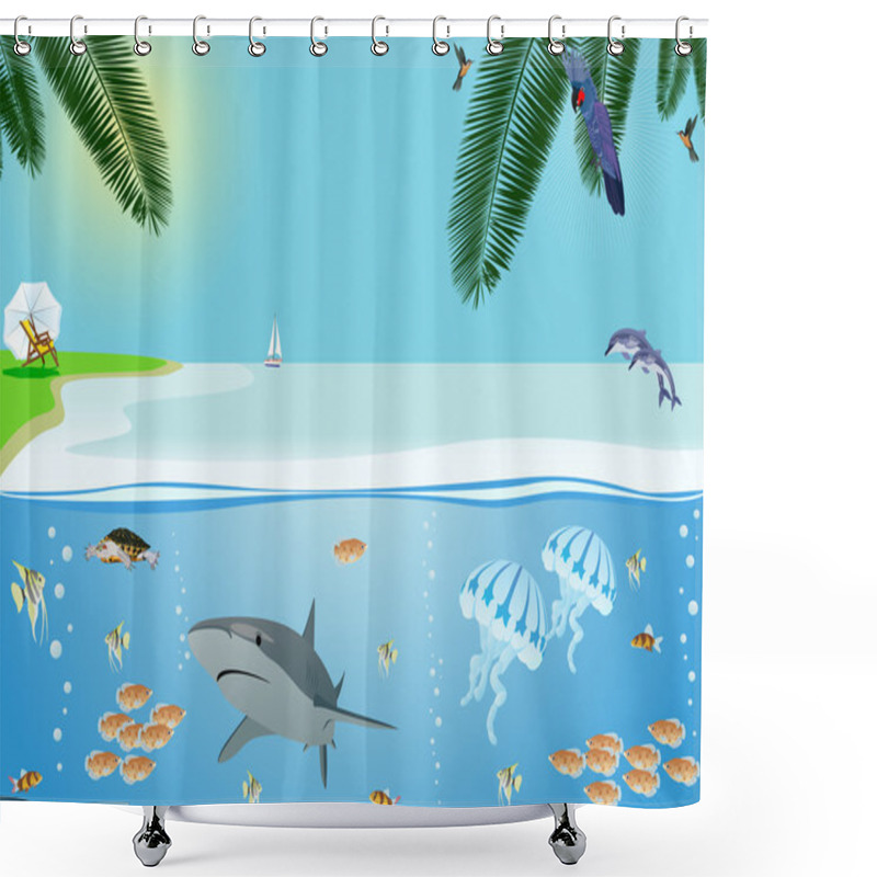 Personality  Seacoast Shower Curtains