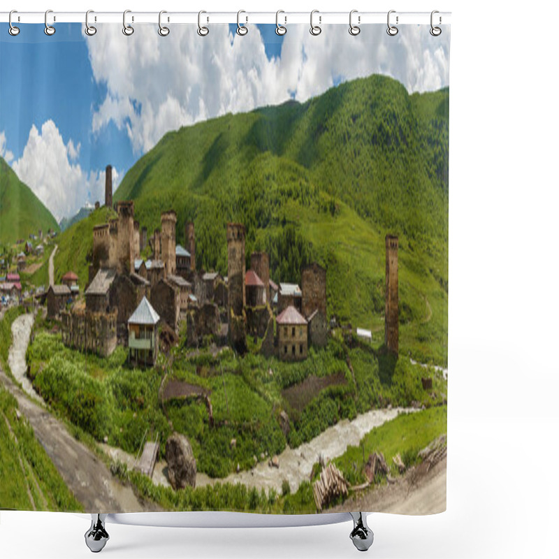 Personality  Svan Banshees In The Village Of Ushguli Shower Curtains