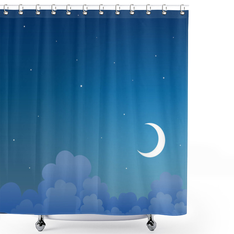 Personality  Good Night Shower Curtains