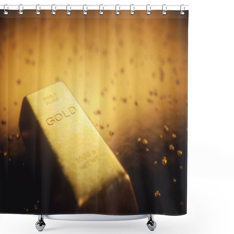 Personality  Mining Gold Nuggets Shower Curtains