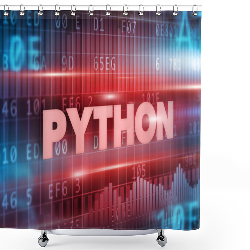 Personality  Python Concept Shower Curtains