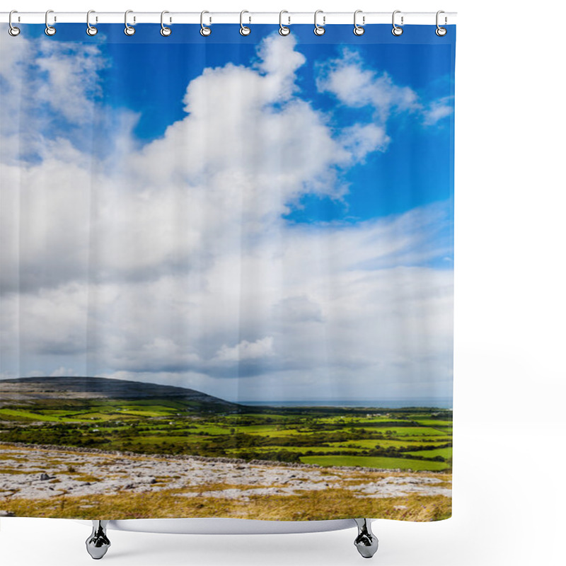 Personality  Burren Landscape, County Clare, Ireland Shower Curtains