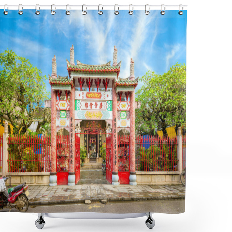 Personality  Quang Trieu (Cantonese) Assembly Hall, Hoi An, Vietnam Shower Curtains