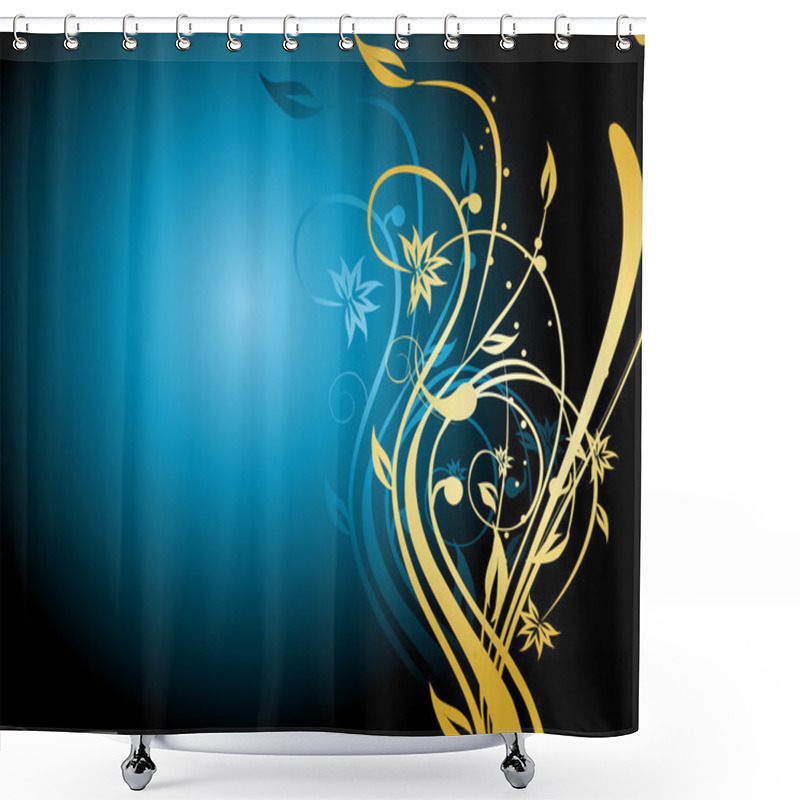 Personality  Creative Filigree Pattern Illustration Shower Curtains