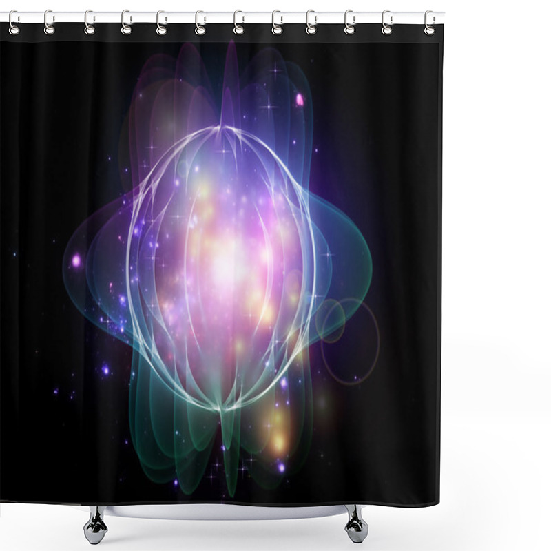 Personality  Petals Of Geometry Shower Curtains