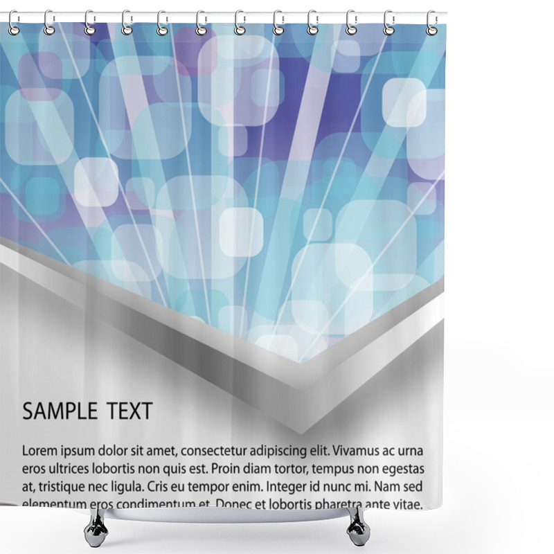 Personality  Vector Abstract Background Shower Curtains