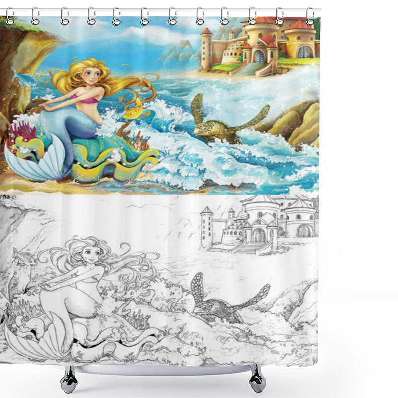 Personality  The Princesses Shower Curtains