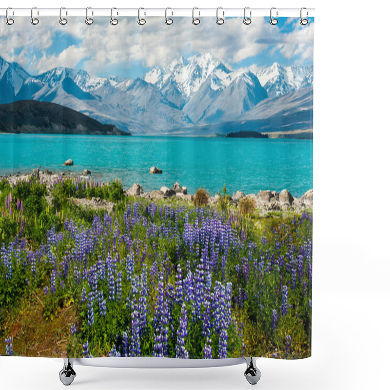 Personality  Lake Tekapo Shower Curtains