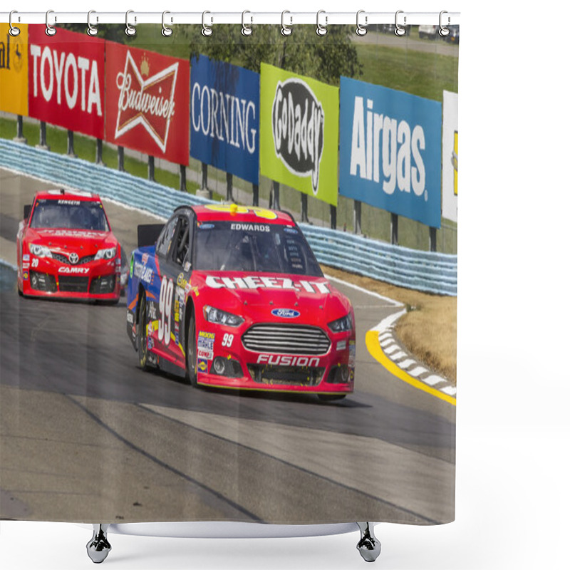 Personality  NASCAR 2013: Sprint Cup Series Cheez-It 355 At The Glen August Shower Curtains