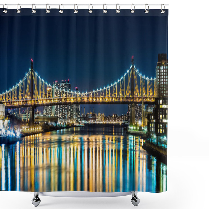 Personality  Ed Koch (aka Queensboro) Bridge Shower Curtains