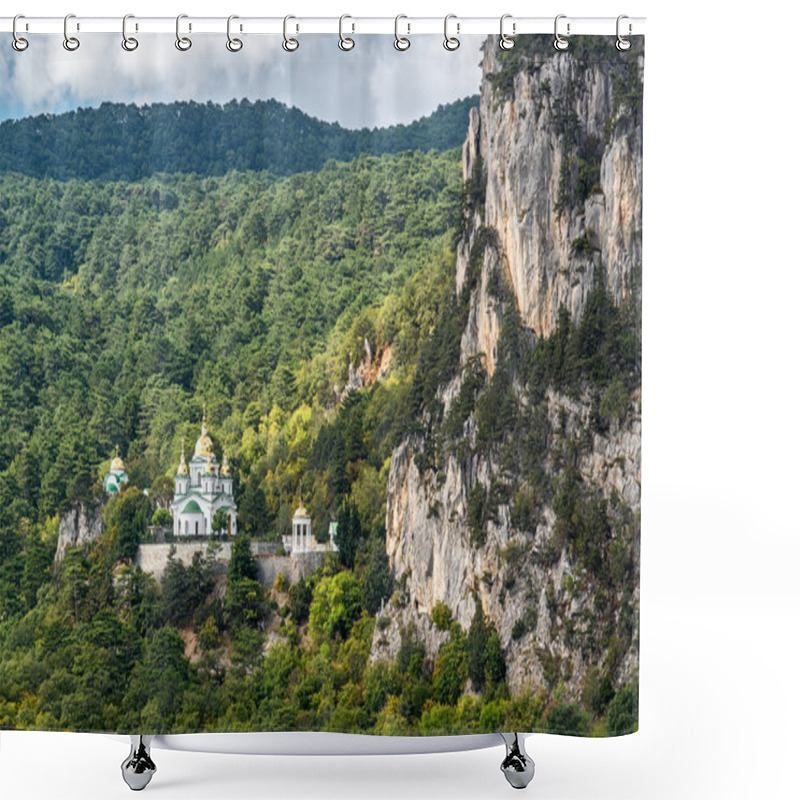 Personality  Church Of The Holy Archangel Michael In Oreanda Shower Curtains