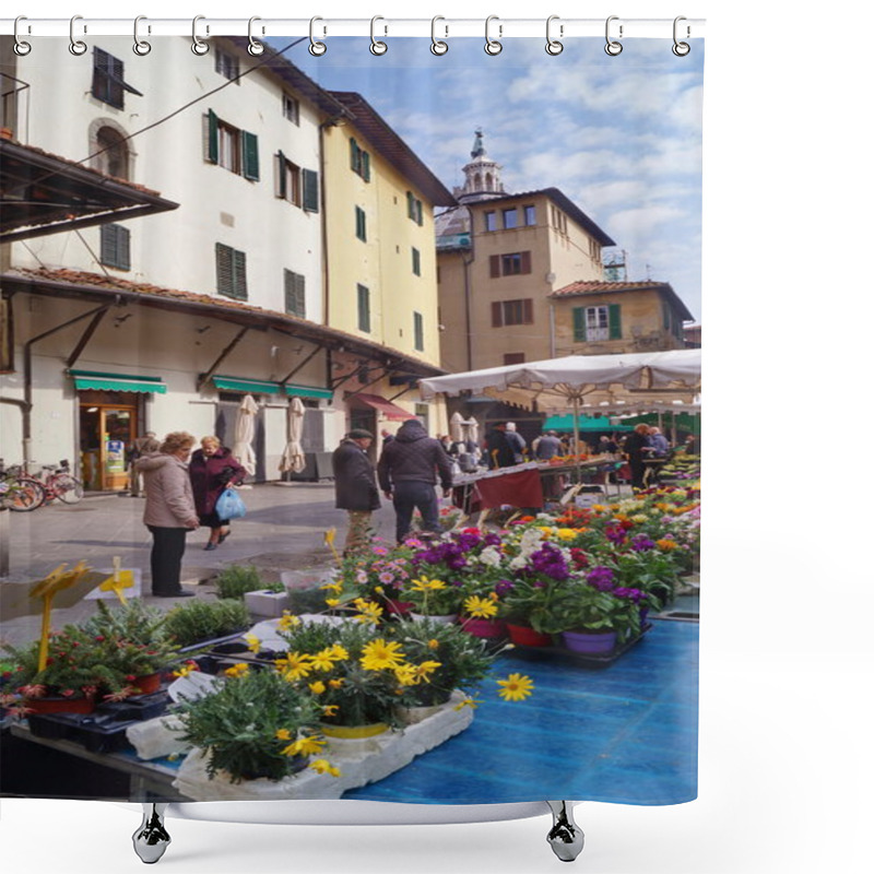 Personality  Sala Square, Pistoia, Italy Shower Curtains