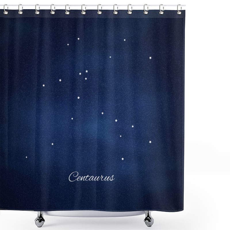 Personality  Centaurus Constellation, Cluster Of Stars Shower Curtains