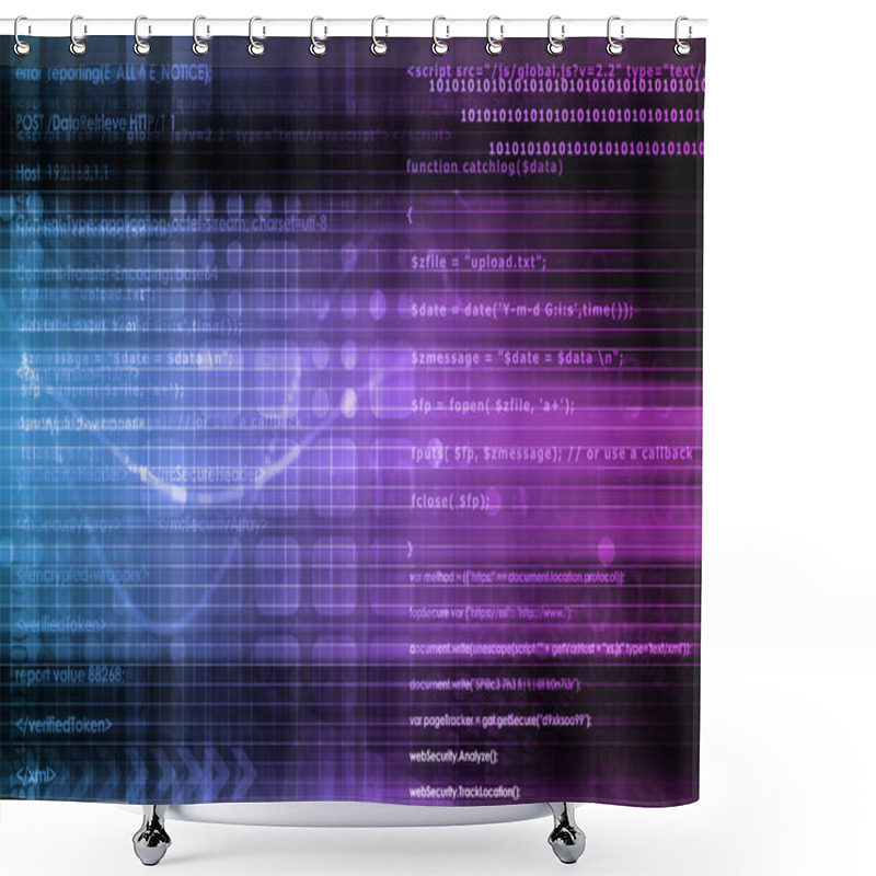 Personality  Data Analysis Shower Curtains