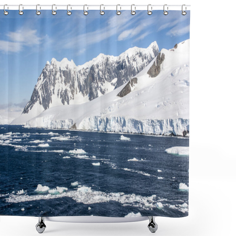 Personality  Summer In Antarctica Shower Curtains