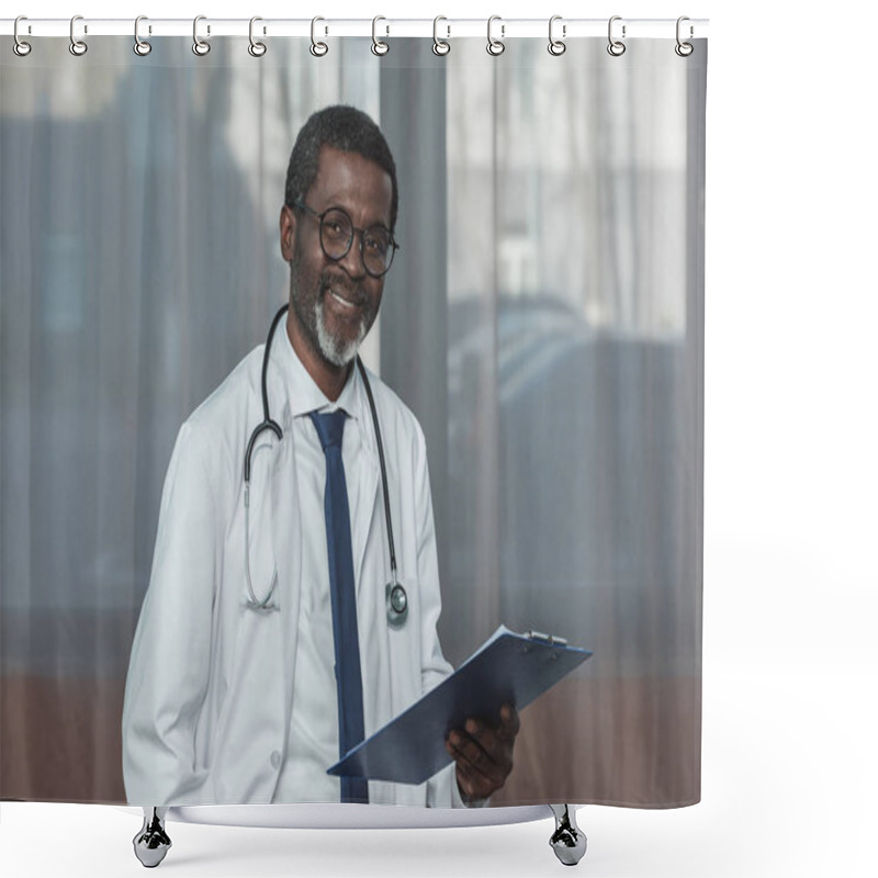 Personality  Doctor With Clipboard  Shower Curtains