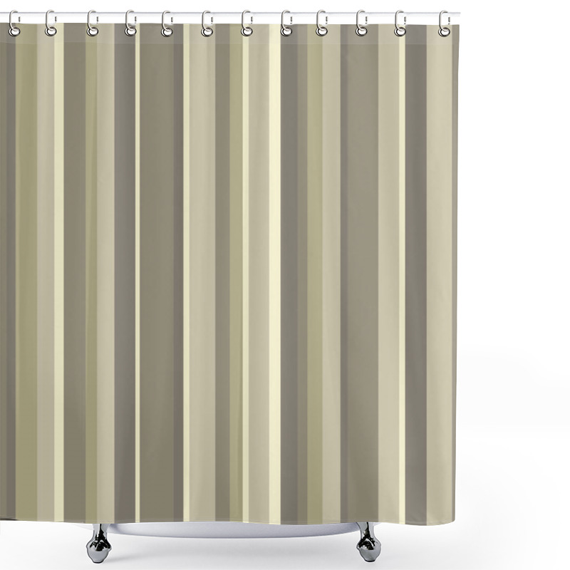 Personality  Abstract  Wallpaper With Strips Shower Curtains