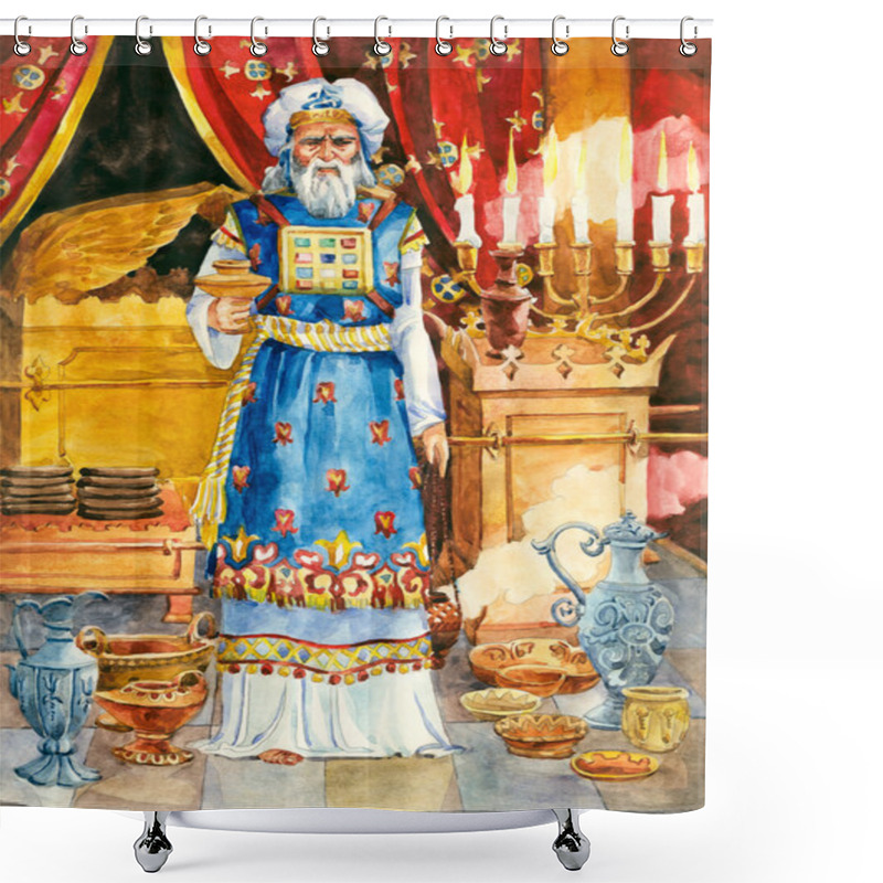 Personality  Ancient Israel. High Priest Shower Curtains