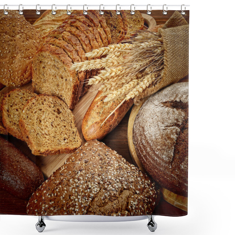 Personality  The Bread Shower Curtains