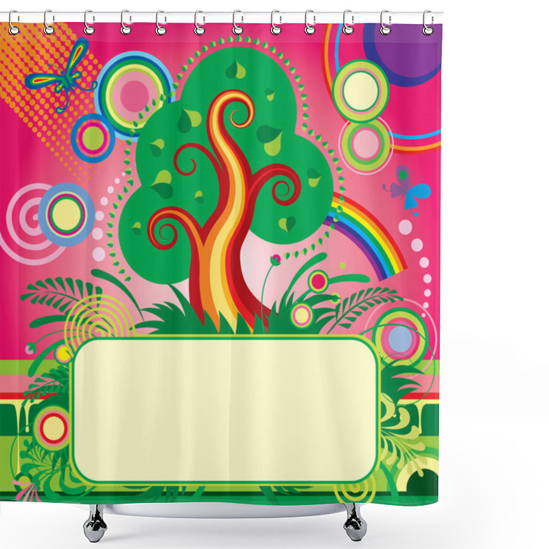 Personality  Summer Banner Shower Curtains