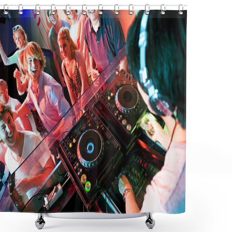 Personality  Disco Party Shower Curtains