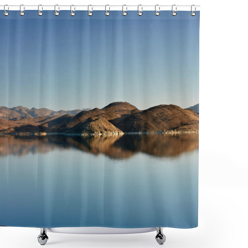 Personality  Artificial Lake Al-Mansur Az-Zahabi, South Of Morocco Shower Curtains