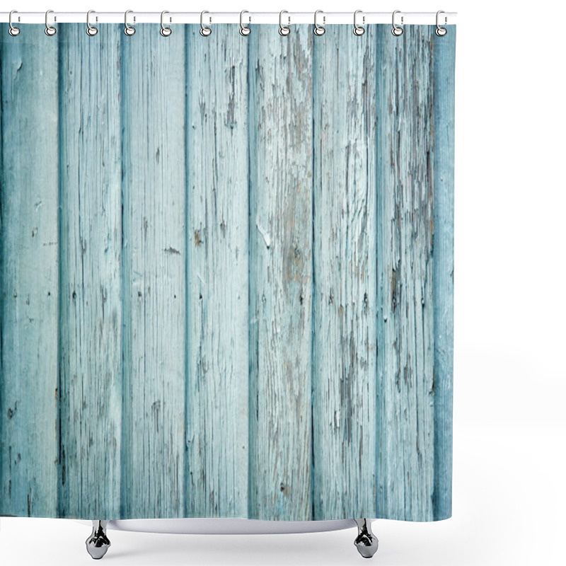 Personality  Old Wooden Painted Background Shower Curtains