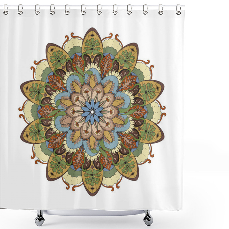 Personality  Decorative Mandala Ornament Shower Curtains