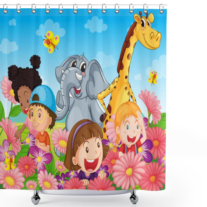 Personality  Kids Shower Curtains