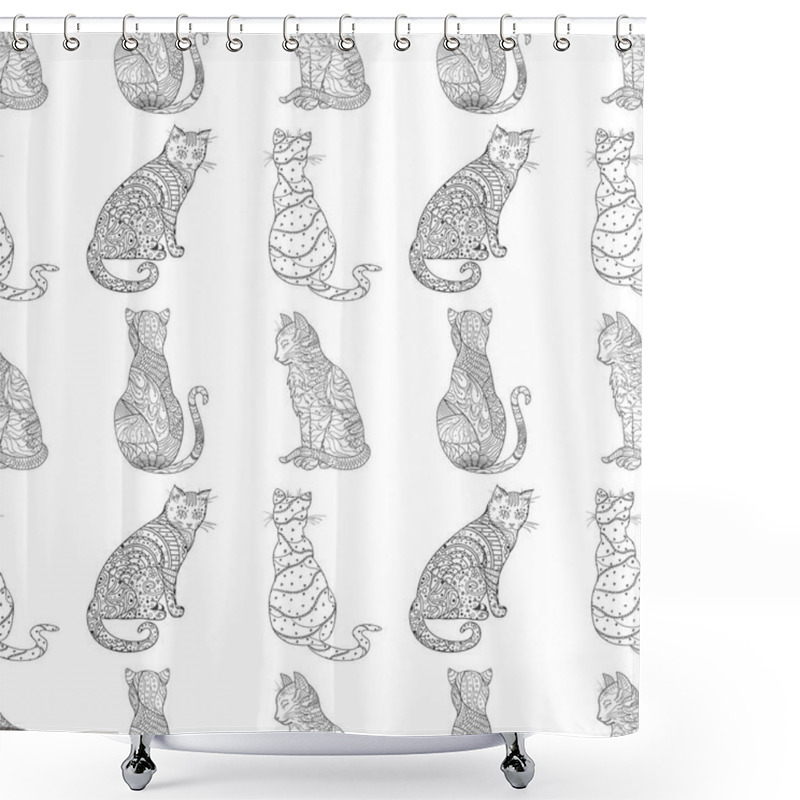 Personality  Art Creative. Illustration Shower Curtains