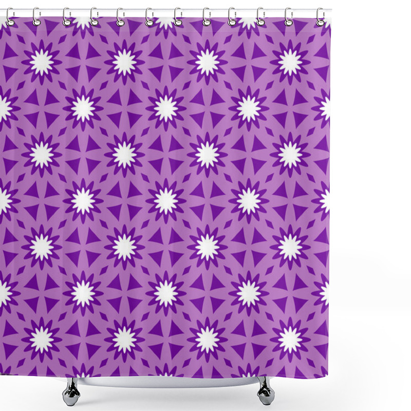 Personality  Repeating Floral Ornament Shower Curtains