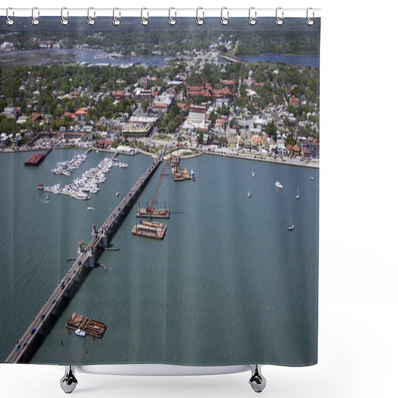 Personality  Saint Augustine Inlet. Shower Curtains