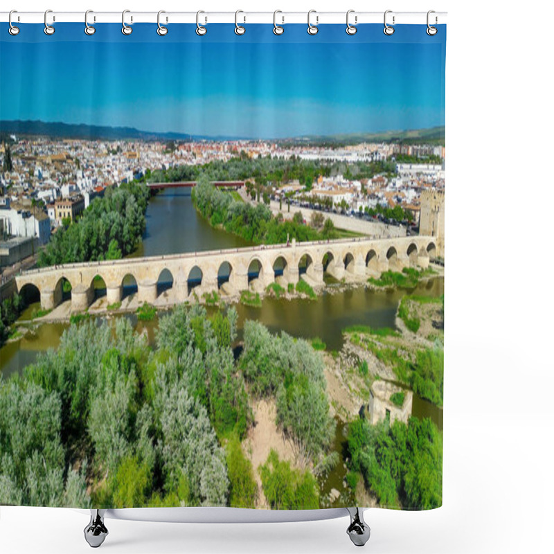 Personality  Aerial View Of Cordoba, Andalusia. Southern Spain. Shower Curtains