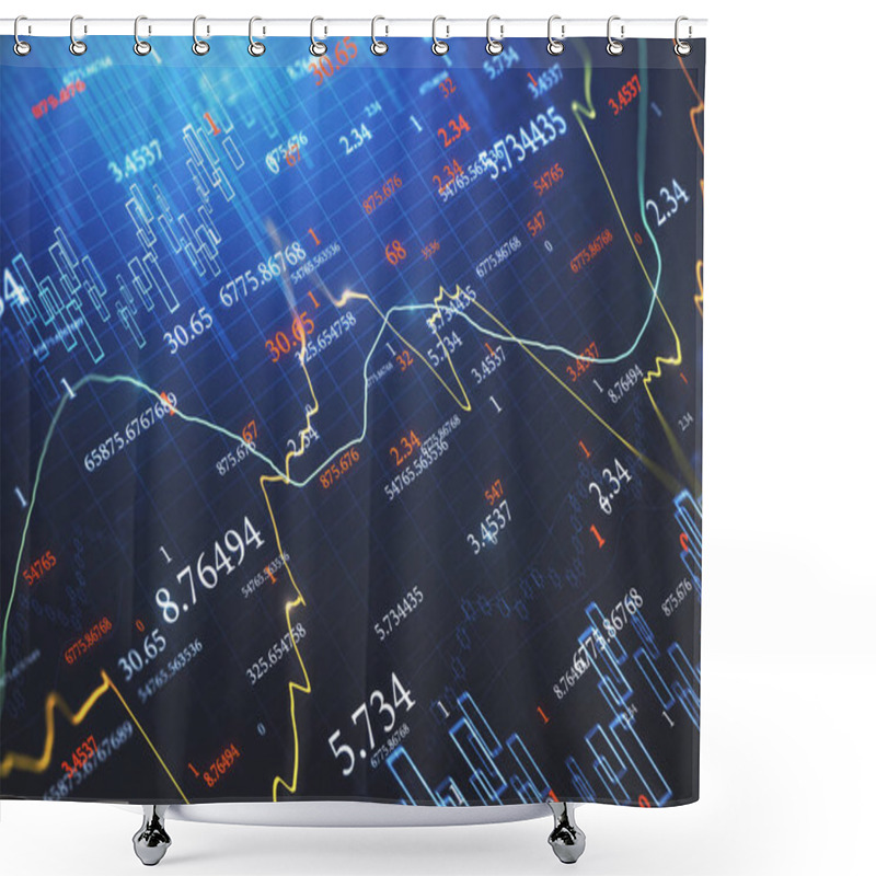 Personality  Trade And Stats Background  Shower Curtains