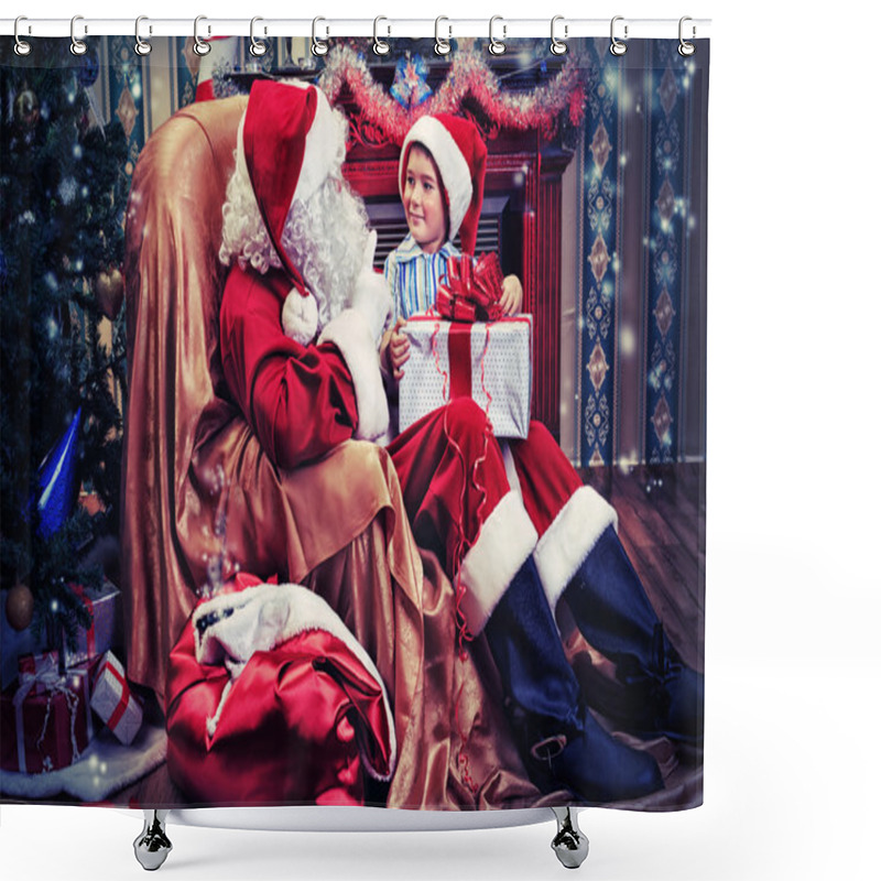 Personality  Give A Present Shower Curtains