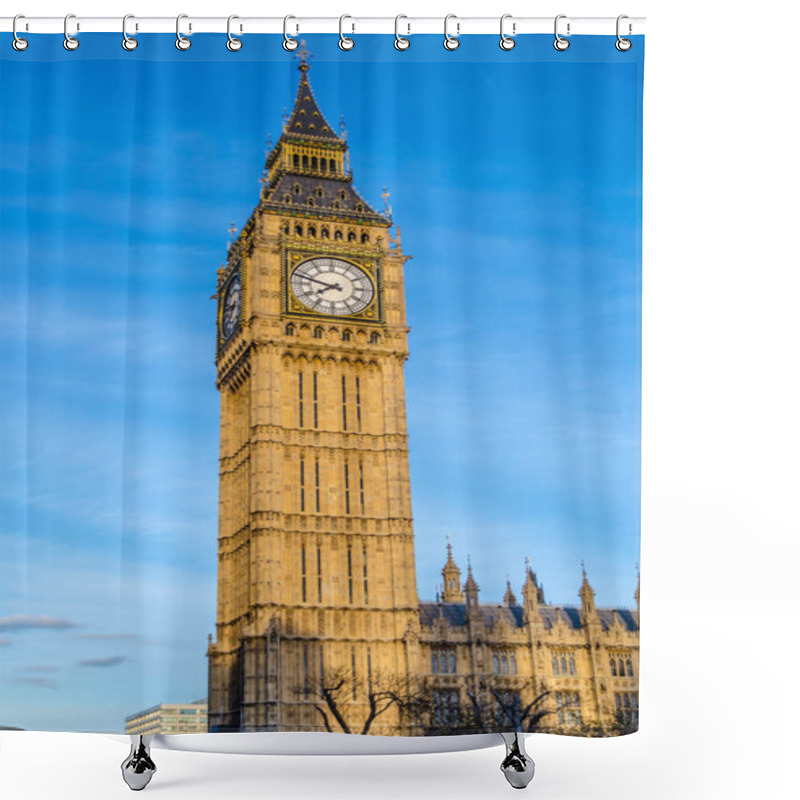 Personality  Beautiful Big Ben At Night In London United Kingdom UK. Shower Curtains