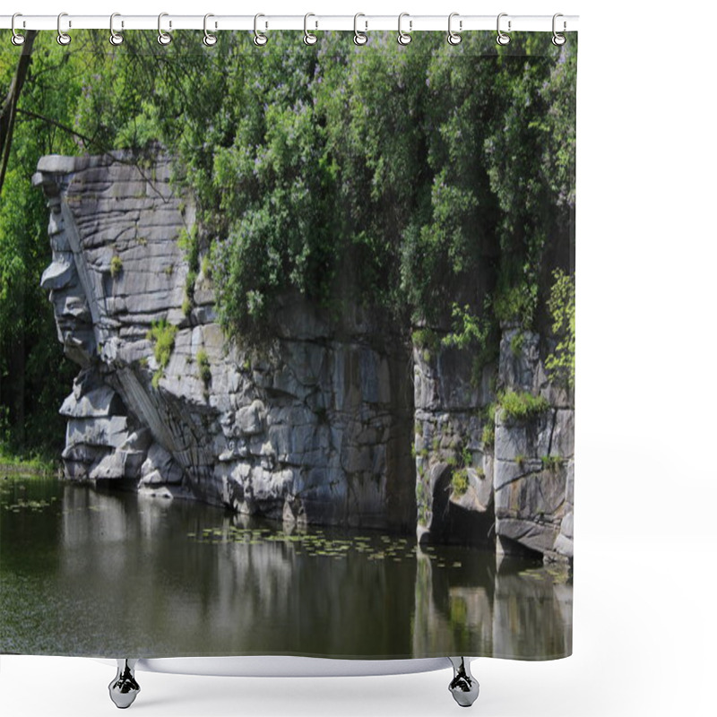 Personality  Buki. Canyon In Ukraine Shower Curtains