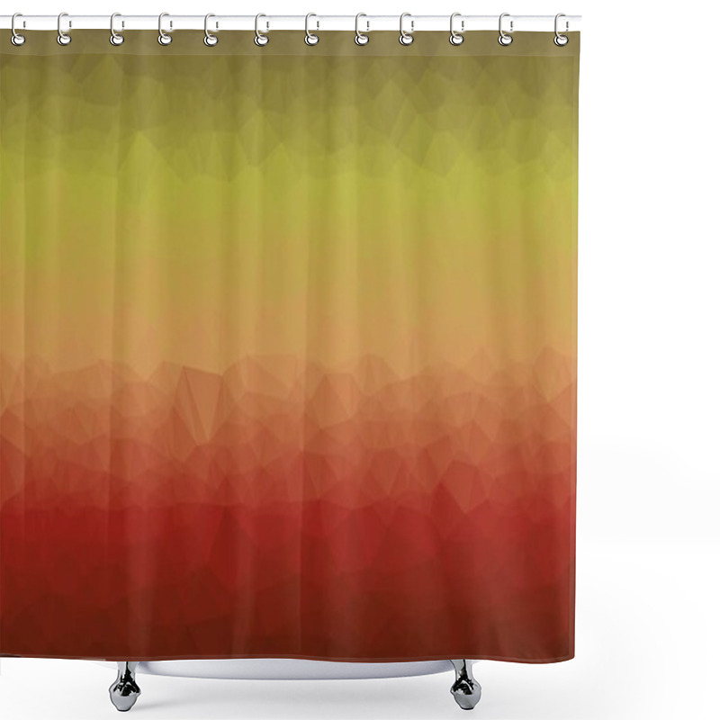 Personality  Creative Prismatic Background With Polygonal Pattern Shower Curtains