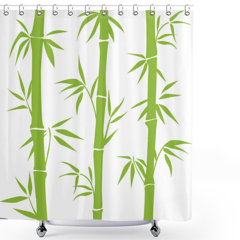 Personality  Bamboo Shower Curtains