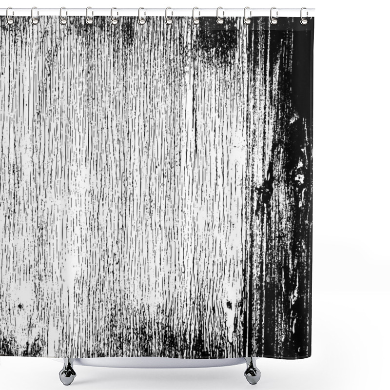 Personality  Weathered Wooden Texture Shower Curtains